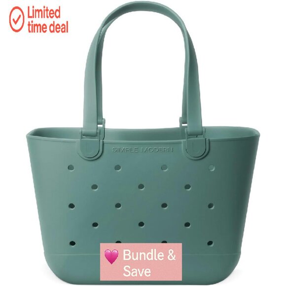 Large Waterproof EVA Tote with Zipper Pocket for Travel Pool Beach